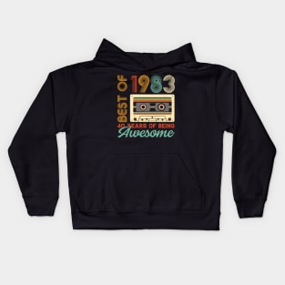 Best Of 1983 Limited Edition Birthday Kids Hoodie